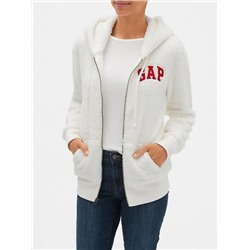 Sherpa Logo Hoodie