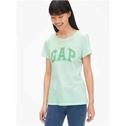 Vintage Wash Logo Crewneck T-Shirt