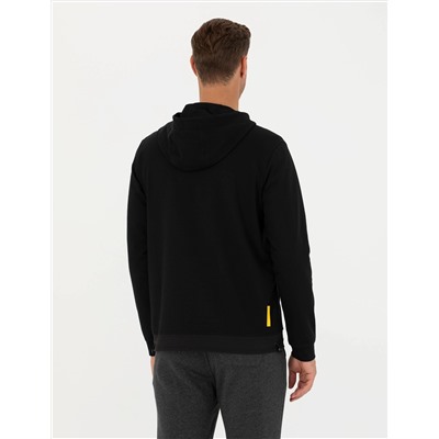 Siyah Regular Fit Sweatshirt