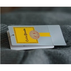 Cuti*e Blond*e ( испанский бренд 🇪🇸 ) женский пуловер с жаккардовой надписью на спине, экспорт