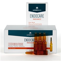 Endocare Radiance C20 Proteoglicanos 30 Ampollas PACK Regalo Endocare Peel Mask 5 unidades