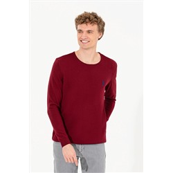 Erkek Bordo Basic Kazak