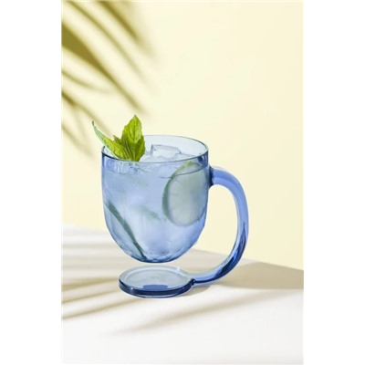 Domme Plastik Kupa - Lacivert - 385 ml