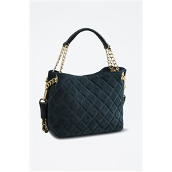 Bolso de piel Hina Petróleo