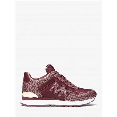 Maddy Metallic Signature Logo Trainer