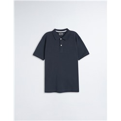 Piquet Polo, Men, Dark Blue