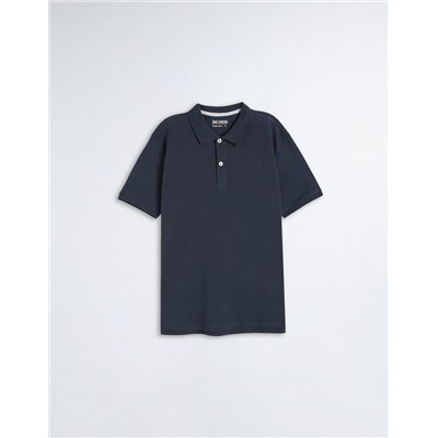 Piquet Polo, Men, Dark Blue