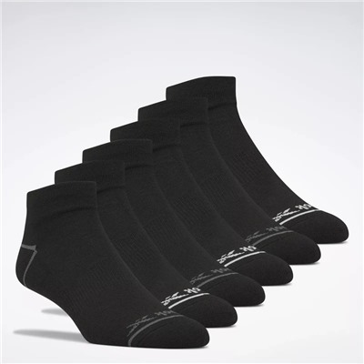 Men's Reebok Basic Quarter Socks 6 Pairs