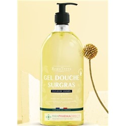 BeauTerra Gel Douche Surgras - Fleur de Jasmin 1L
