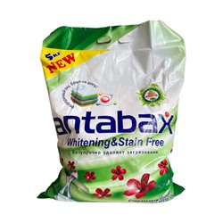 Суперочищающий стиральный порошек Antabax c отбеливающим эффектом 5кг