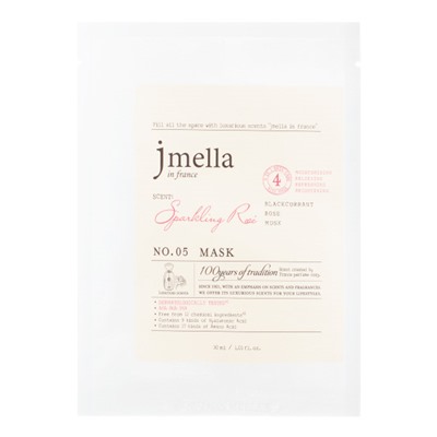 JMELLA IN FRANCE SPARKLING ROSÉ MASK Маска для лица "Чёрная смородина, роза, мускус" 30мл