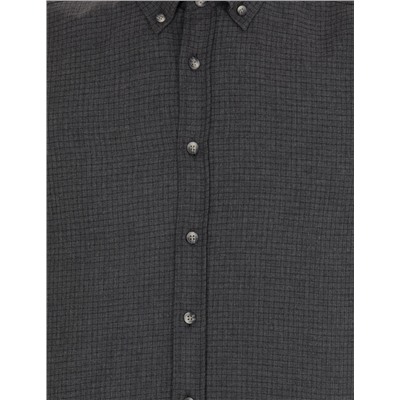 Siyah Regular Fit Uzun Kollu Gömlek