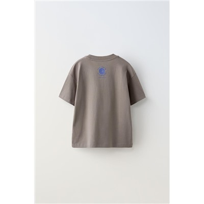 SLOGAN T-SHIRT WITH LABEL