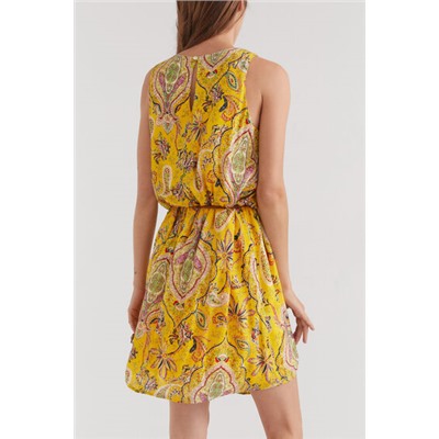 Vestido fluido estampado