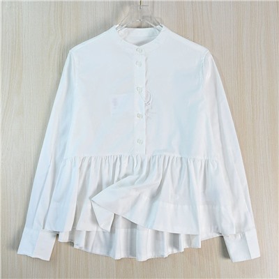 Женская свободная рубашка с оборкой  CO*S