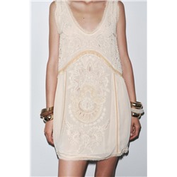 ZW COLLECTION EMBROIDERED DRESS