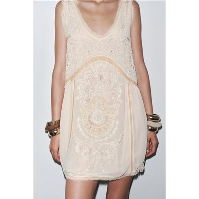 ZW COLLECTION EMBROIDERED DRESS