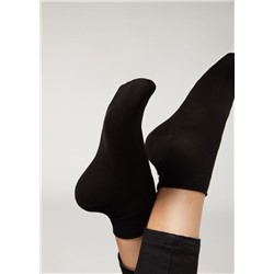 Kurze Baumwollsocken ohne Rand