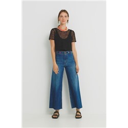 Body camiseta semitransparente