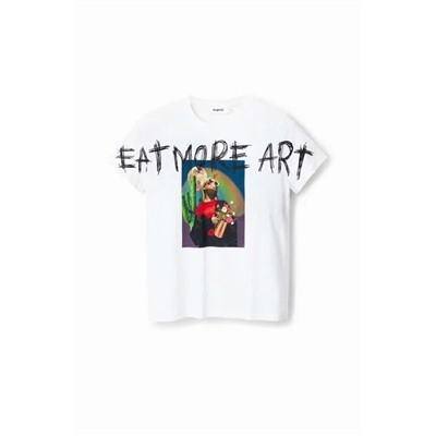 Camiseta arty "Eat More Art"