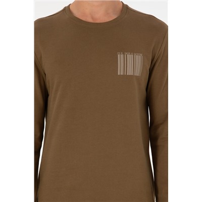 Erkek Haki Sweatshirt