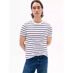 Stripe Stretch-Cotton Extra Slim T-Shirt