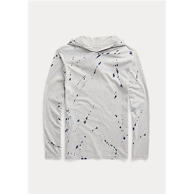 Boys 8-20 Paint-Splatter Hooded Tee