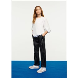 Pantalón efecto piel