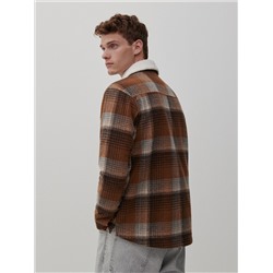 Karierte Sherpajacke