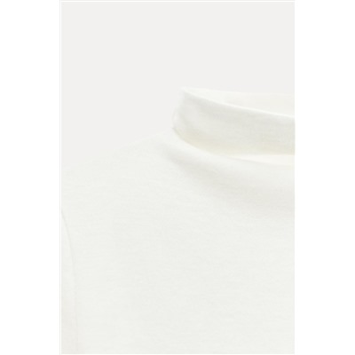 MERCERISED WOOL BLEND T-SHIRT