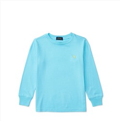COTTON JERSEY LONG-SLEEVE TEE /