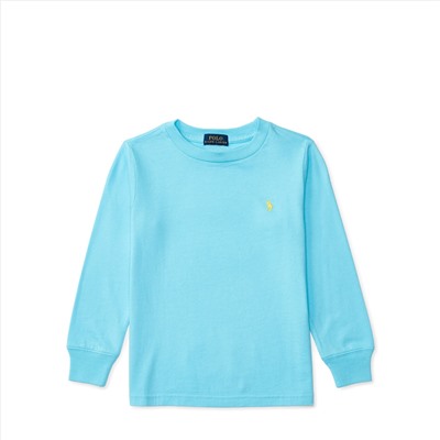COTTON JERSEY LONG-SLEEVE TEE /