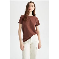 Defacto Regular Fit Bisiklet Yaka Kısa Kollu %100 Pamuk Tişört M9595AZ23SP