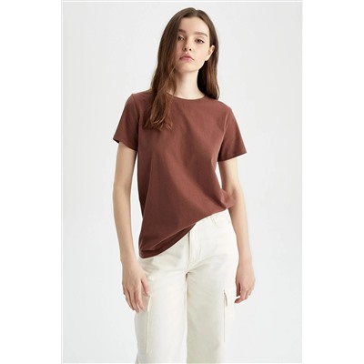 Defacto Regular Fit Bisiklet Yaka Kısa Kollu %100 Pamuk Tişört M9595AZ23SP