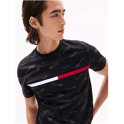 Signature Flag Stripe Logo T-Shirt