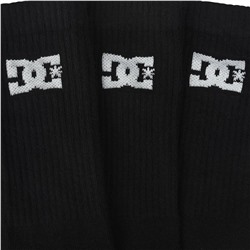 DC Shoes Sport Crew Unisex Socken 3 Paar schwarz DC-02 CREW