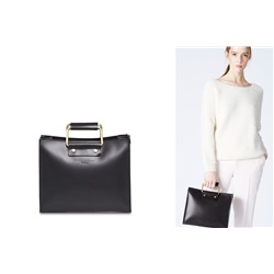 Bolso de piel Gari Negro