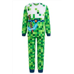 Детская пижама с брюками Juno AW20BJ606 Sleepwear зеленый НАТАЛИ #933837