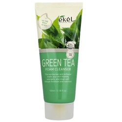 [EKEL] Пенка для лица нежная ЗЕЛЕНЫЙ ЧАЙ Green Tea Foam Cleanser, 100 мл