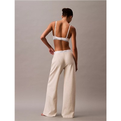 Terry Lounge Wide Leg Pants