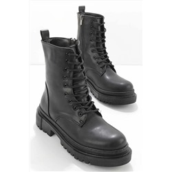 Bambi Siyah Kadın Bot & Bootie K02836222609