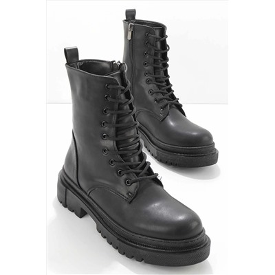 Bambi Siyah Kadın Bot & Bootie K02836222609