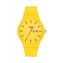 Aqua Di Polo 1987, Sarı Unisex Silikon Kol Saati APWR031821