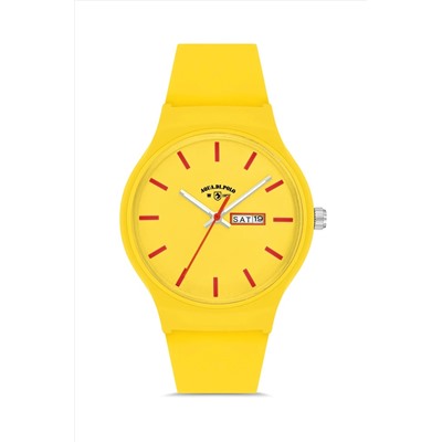 Aqua Di Polo 1987, Sarı Unisex Silikon Kol Saati APWR031821
