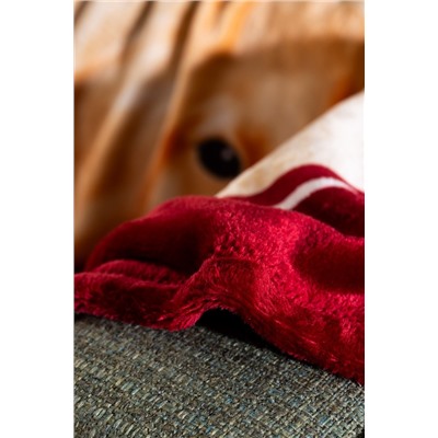 Chiot Wellsoft Polar Baskılı Tv Battaniye - Kahverengi