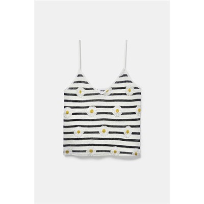 Camiseta tirantes margaritas