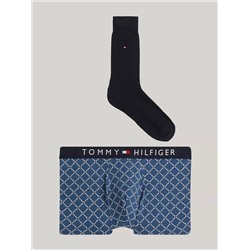 Tommy Print Trunk and Sock Set 2-Piece