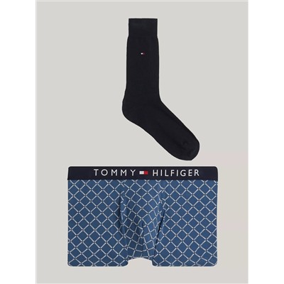 Tommy Print Trunk and Sock Set 2-Piece