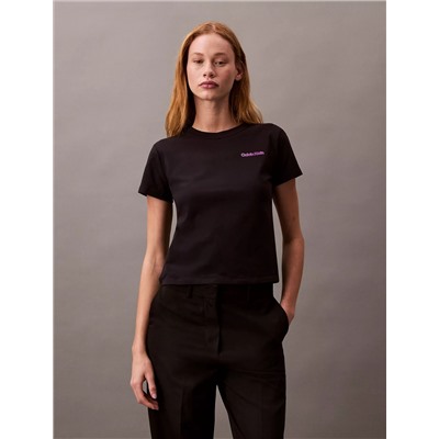 Foil Logo Graphic Slim T-Shirt