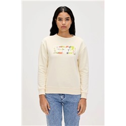 Bad Bear, Re-Carina Beyaz Kadın Sweatshirt